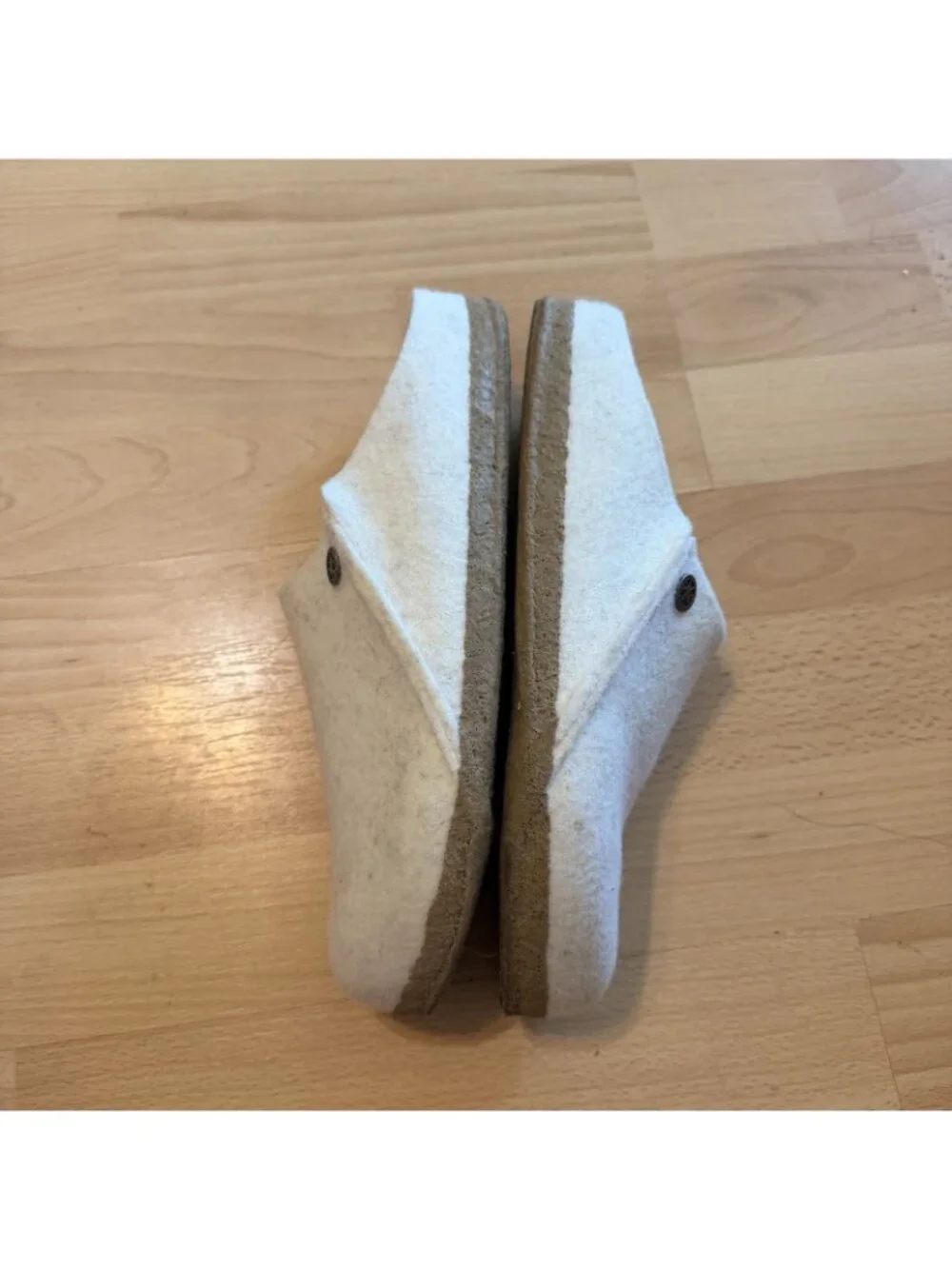 BIRKENSTOCK  Zermatt  Genuine Shearling Lined Ivory Slipper Size 41 L 10